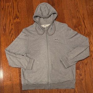 Lacoste Men's Zip-Up Gray Sweater